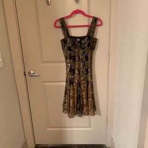 Metallic dress